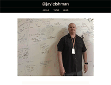Tablet Screenshot of jayleishman.com